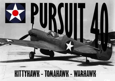 Pursuit 40 Fighter Ww2 