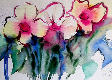 Colorful Flowers Art