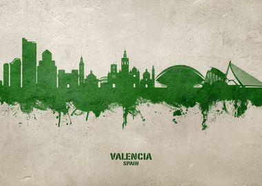 Valencia Skyline Spain