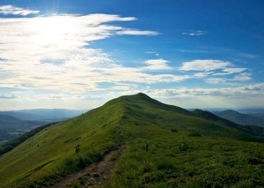 Green Bieszczady Mountains