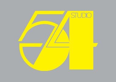 Studio 54 Yellow on Grey