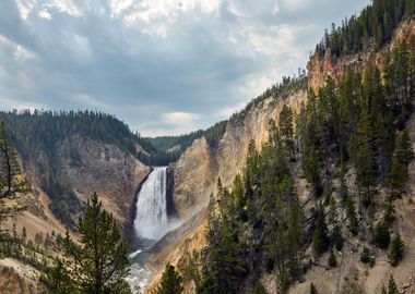 The mighty Lower Falls