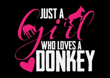 Donkey Quote Girl Donkeys