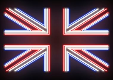 Union Jack Neon Sign