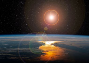 Sunset from Space