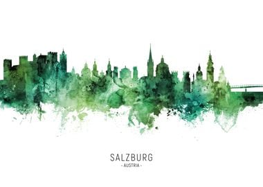 Salzburg Skyline Austria