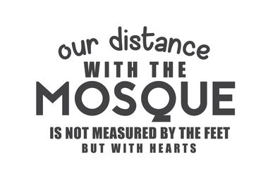 distance with the mosque