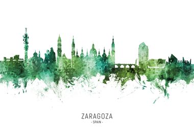 Zaragoza Skyline Spain