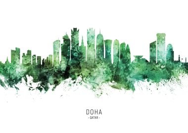 Doha Skyline Qatar