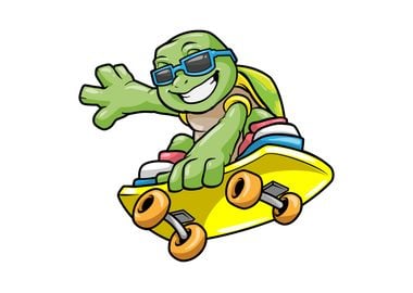 Turtle Skater Skateboard