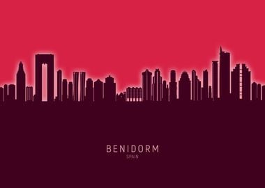 Benidorm Skyline Spain