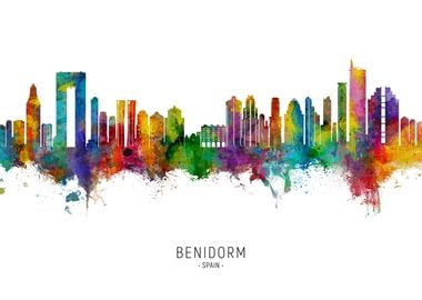 Benidorm Skyline Spain