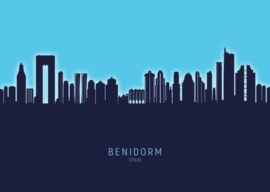 Benidorm Skyline Spain