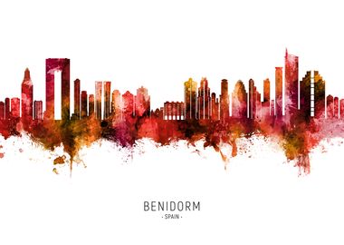 Benidorm Skyline Spain