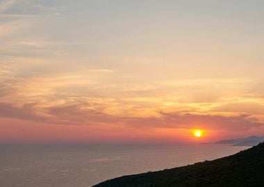 Nature Sunset Ocean Sea La