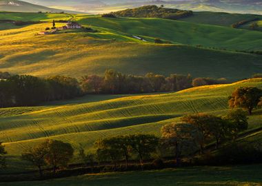 Typical Tuscany Sunset Sun