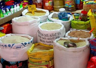 Les sacs de grains 