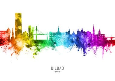 Bilbao Skyline Spain