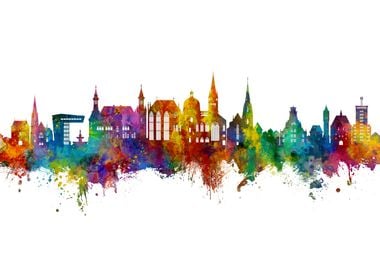 Aachen Skyline Deutschland