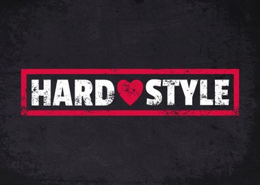 Hardstyle Heart Love Logo