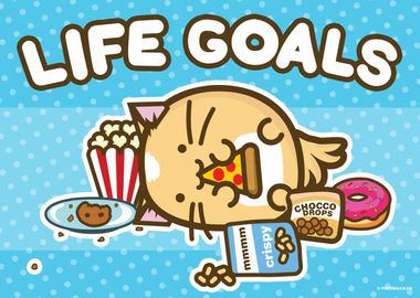 Life Goals Kawaii Cat