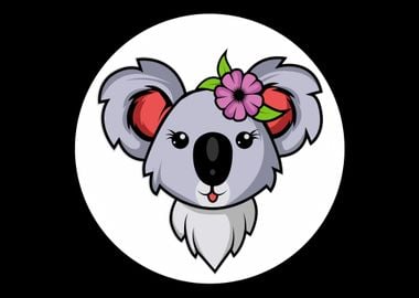 Koala Flower Cute Animal L