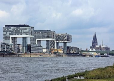 Koeln Kranhaus Cologne Dom