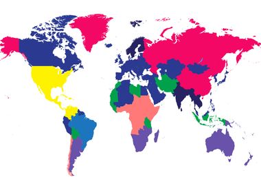 World map Info graphic co