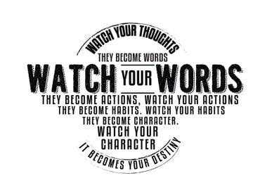 Watch your thoughts