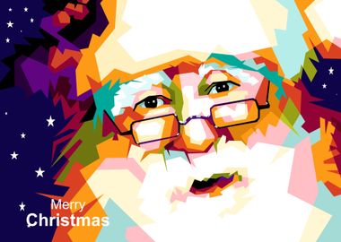 Santa Claus in pop art