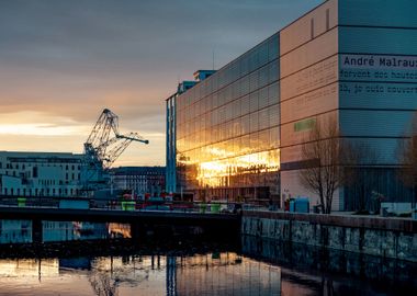 Sunset in Strasbourg