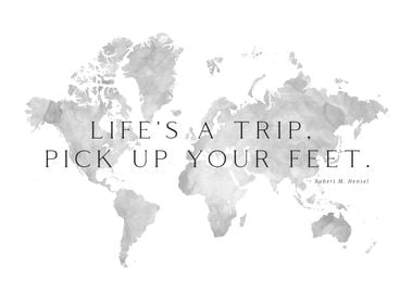 Life is a trip world map