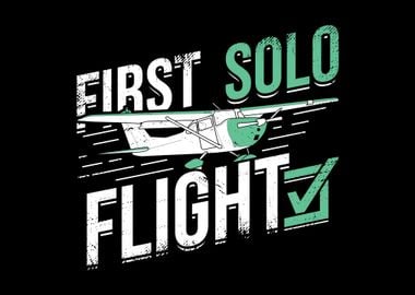 First Solo Flight Pilot