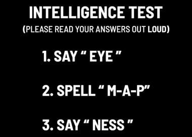 Intelligence Test Funny Pe