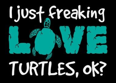 Turtle Saying Love