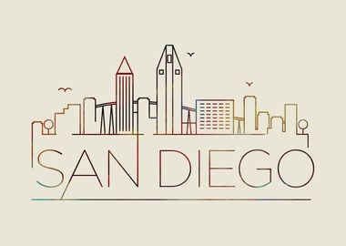 San Diego Thin Line City