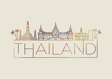 Thailand Thin Line City