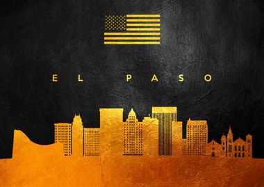 El Paso Texas Gold Skyline