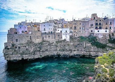 Cliffs of Polignano a Mare