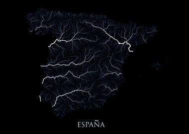 Spain river network