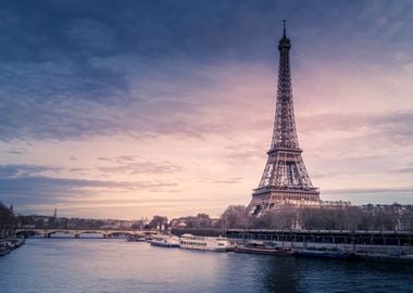 Paris City Skyline France