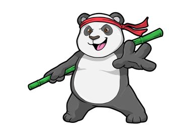 Panda Bamboo Warrior