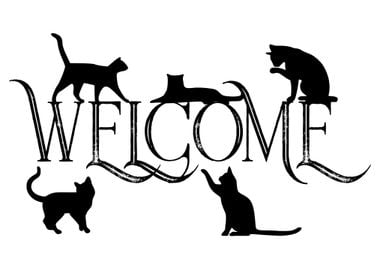 WELCOME LANDSCAPE BLACK