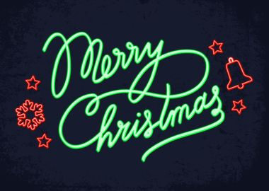 Merry Christmas Neon Sign