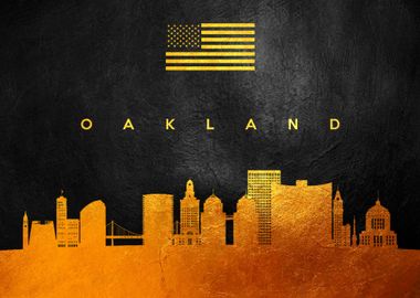 Oakland California Skyline