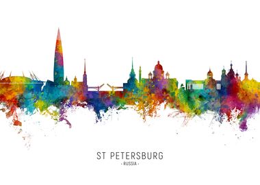 St Petersburg Skyline