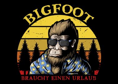 Bigfoot Needs Vacation