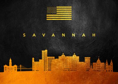 Savannah Georgia Skyline