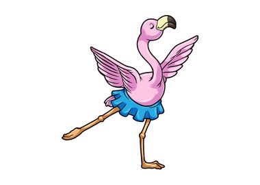 Flamingo Ballerina Ballet