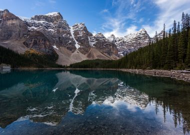 Mountains at Lake Nature